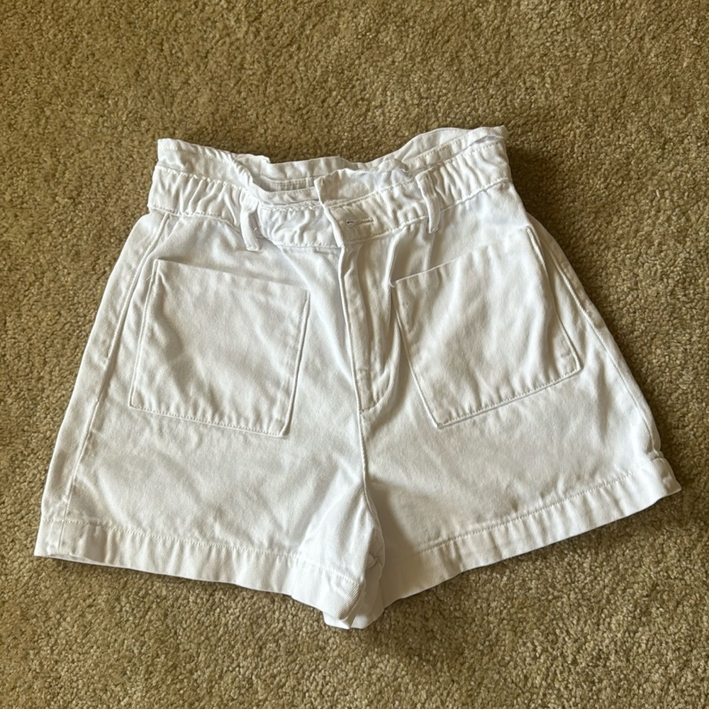 Zara paper bag shorts